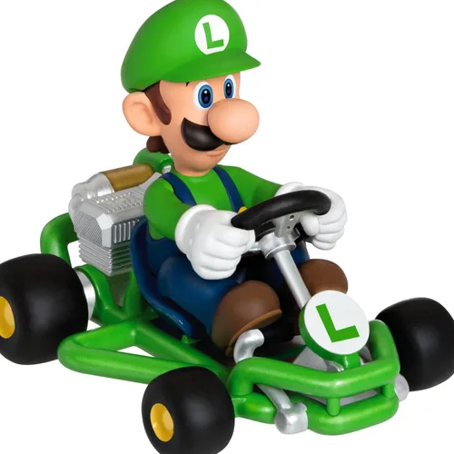 Vista 5 de Adorno de Navidad Hallmark Keepsake, Nintendo Mario Kart Luigi, Regalos para Jugadores
