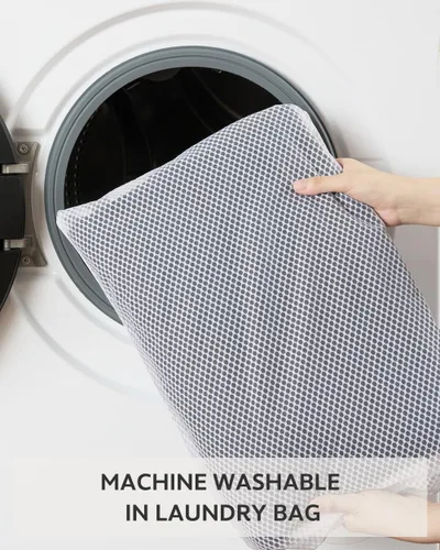 Vista 7 de Alfombra Tapete de Baño con Textura Waffle, Tapetes de Baño Súper Absorbentes Antideslizantes Ultra Suaves Lavables a Máquina, Alfombras de Baño