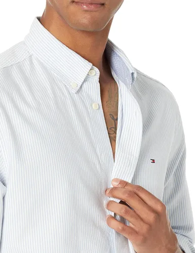 Vista 3 de Tommy Hilfiger Camisa adaptativa para hombre con botones magnéticos