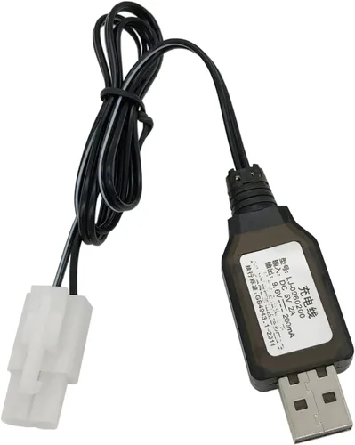 Vista 6 de Charger Replacement for Nerf Rival - 9.6V Tamiya Connector RC Car Airsoft NiCd Battery Charging Cable, 2 pcs