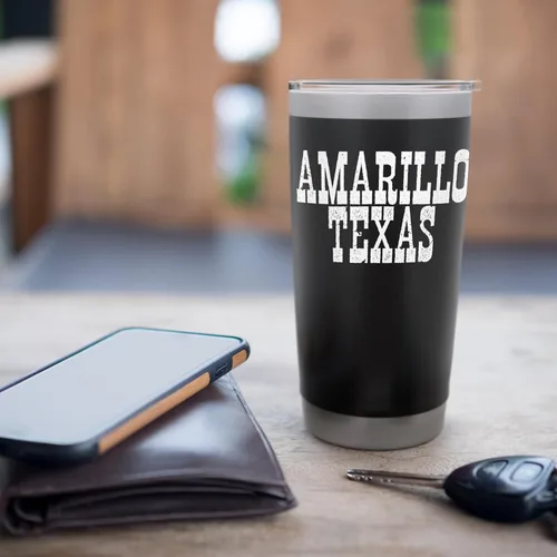 Vista 7 de Amarillo Texas TX Stainless Steel Insulated Tumbler
