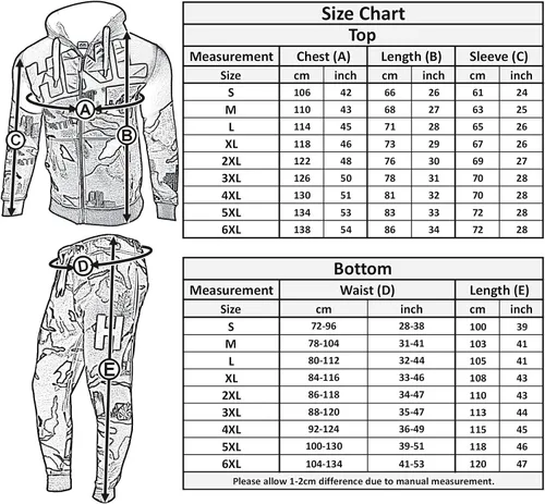 Vista 6 de Chándal para hombre con estampado HNL completo de forro polar con cremallera y pantalones para correr
