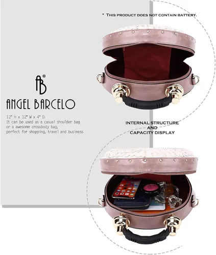 Vista 5 de Angel Barcelo Bolso cruzado y bolsos para mujer, bolso de hombro de moda para mujer