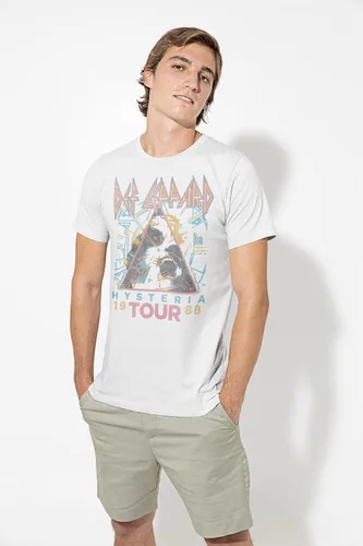 Vista 3 de Def Leppard 1980s Heavy Hair Metal Band Rock & Roll Hysteria '88 Camiseta para adultos