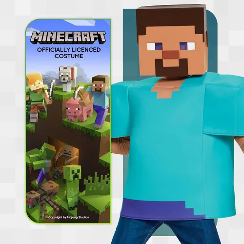 Vista 2 de Disguise - Steve - Disfraz de Minecraft, Minecraft
