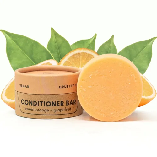 Vista 11 de Barra de acondicionador Cedro + pachulí Acondicionador ecológico con contenedor de viaje Acondicionador natural de calidad de salón, cero
