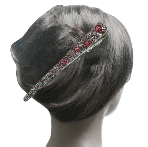 Vista 5 de NM110-2-6d1 - Juego de 6 pinzas de metal resistentes para el cabello para mujeres y niñas