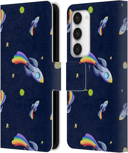 Vista 57 de Head Case Designs Officially Licensed Carla Morrow Colorful Space Dice Patterns Leather Wallet Case Compatible with Samsung Galaxy A07 4G