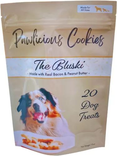 Vista 6 de The Peanut Mutter - Golosinas para perros, hechas con mantequilla de maní real, ingredientes orgánicos, frescos y no conservantes