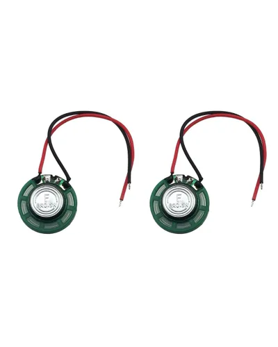 Vista 6 de Altavoz de 1 pulgada 26mm 8 ohmios 0.5 W máx. con cables de 4 pulgadas para proyectos de bricolaje
