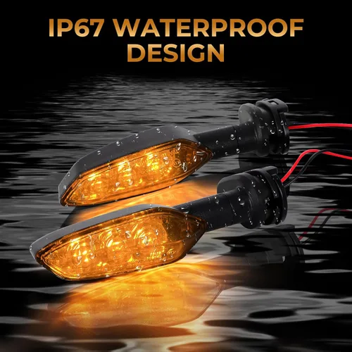 Vista 3 de Luces de señal de giro para motocicletas, compatibles con Yamaha YZF R6 R1 R3 R7 MT09 MT07 Tenere 700 XJ6 Tracer 900 FZ25 FZ6 FZ1 MT-03