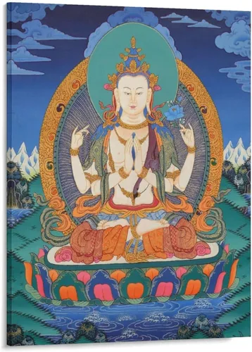 Vista 80 de Póster artístico con texto en inglés «Lord Shiva And His Family» («Lord Shiva And His Family») - Póster decorativo moderno para decorar la pared