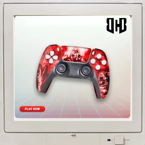 Vista 130 de Battman Custom PS-5 Controller Wireless compatible with Play-Station 5 Console by BCB Controllers Proudly Customized in USA with Permanent