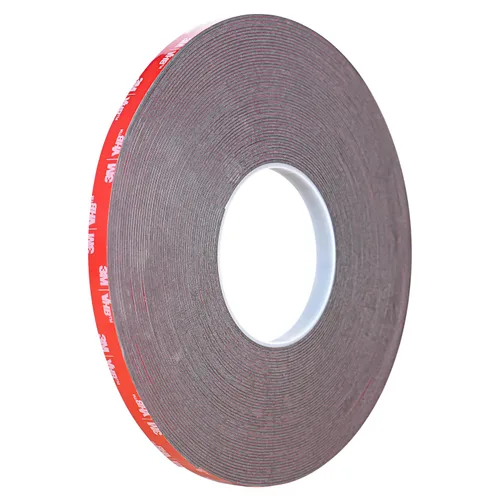 Vista 10 de Cinta adhesiva de doble cara resistente, cinta de espuma de montaje impermeable, 9.9 pies de largo, 0.4 pulgadas de ancho, cinta adhesiva resistente