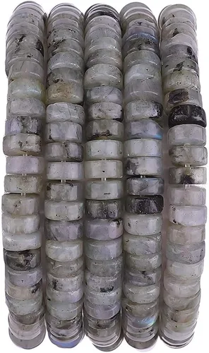 Vista 51 de BEADIA Cuentas Espaciadoras de Jade Natural Africano Planas Redondas Sueltas para Hacer Joyas con Abalorios 3mmx2mm 38cm