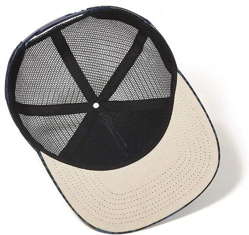 Vista 4 de Quanhaigou Gorras de camionero de malla, sombrero de papá con cierre trasero al aire libre, hip hop, para hombres y mujeres, gorras de béisbol