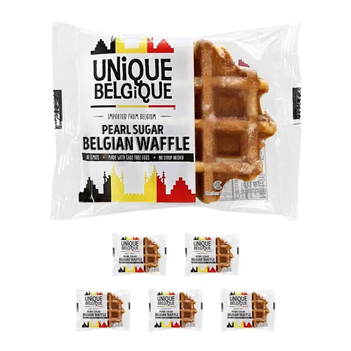 Vista 9 de Auténticos waffles belgas importados de azúcar de perlas (tradicionales, [2x] 3.53 onzas y [3x] 2.7 onzas de gofres)