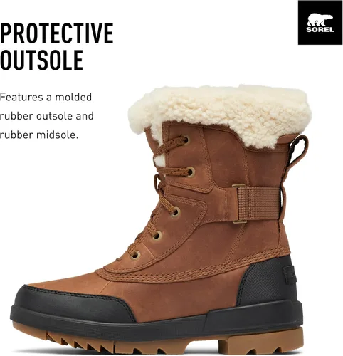 Vista 3 de SOREL Botas Tivoli IV Parc para mujer, botas de invierno de cuero impermeables