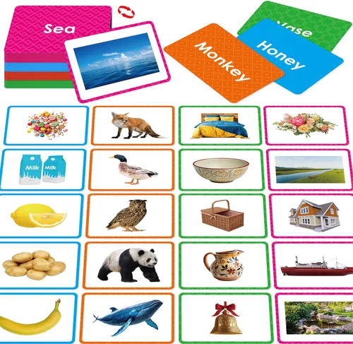 Vista 10 de 140 Tarjetas de imagen con sustantivos, tarjetas didácticas de imágenes, herramienta de desarrollo del habla para el autismo, material didáctico
