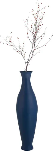 Vista 8 de Jarrón moderno de bambú para piso, jarrón decorativo de 43 pulgadas para sala de estar, comedor o entrada, relleno de ramas o flores secas, jarrón
