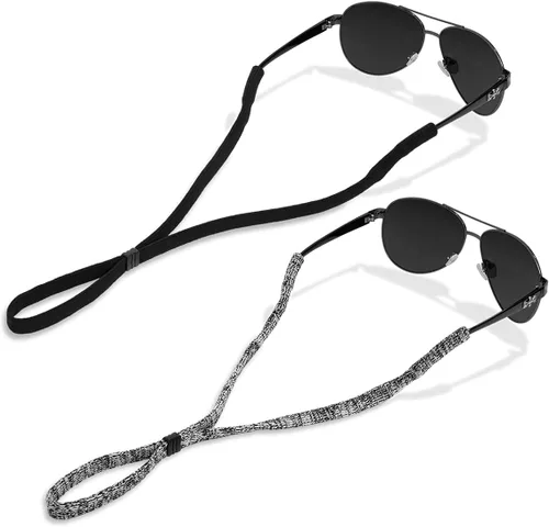 Vista 10 de Correa de gafas (2 piezas) Correa de gafas deportivas Retenedor ajustable de gafas de sol para hombres mujeres