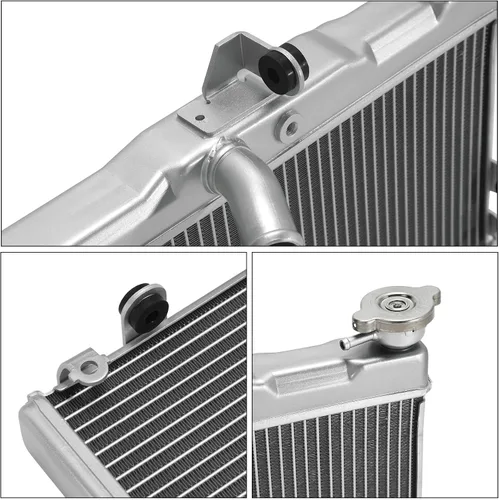 Vista 5 de TCT-MOTORPARTS Refrigerador de aluminio del radiador de refrigeración para YAMAHA FZ07 15-17 MT07 15-17 XSR700 18-19