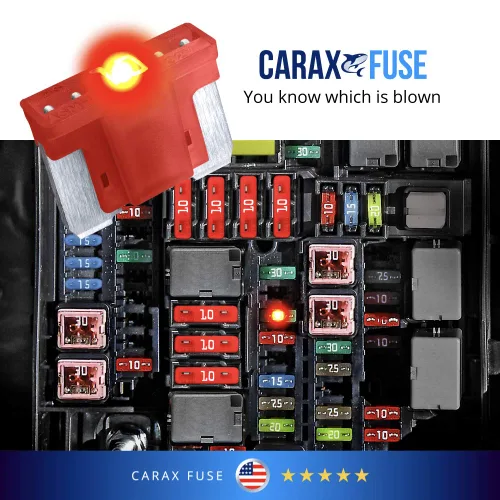 Vista 5 de CARAX Mini Micro Blade de perfil bajo ATT/LP-Mini - 10 piezas Kit surtido - Fusible Smart Auto Glow Fácil Identificación - Mezcla de 10 uds.