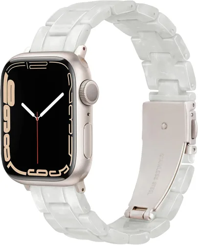 Vista 7 de Compatible con Apple Watch Band de 1.614 in, 1.575 in, 1.496 in o 1.929 in, 1.772 in, 1.732 in, 1.654 in, correa de repuesto de resina ligera