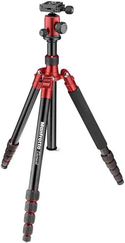 Vista 5 de Manfrotto Element Traveller - Kit de trípode pequeño de aluminio de 5 secciones con cabeza esférica 5-Section, 32 Cm Folded, 143 Cm Max, 1.15 Kg