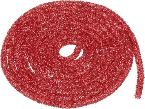 Vista 73 de MECCANIXITY Cuerda de lentejuelas con purpurina de 2.5 yardas, 6mm, 0.24 pulgadas, cuerda de tubo de lentejuelas con diamantes de imitación