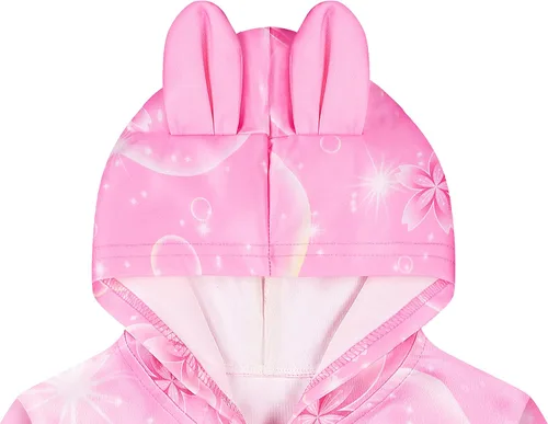 Vista 3 de WFelcia Conjunto de camisa de manga larga para niñas, disfraz de Demon Kamado Nezuko, ropa de anime