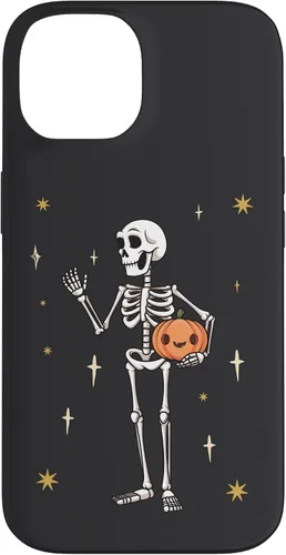 Vista 4 de Funda divertida de Halloween con diseño de esqueleto para iPhone 11