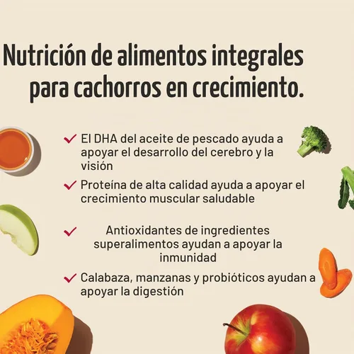 Vista 7 de The Honest Kitchen Puppy - Pollo integral y superalimentos de grano entero para cachorros, racimos de alimentos integrales hechos por veterinarios