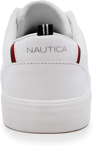Vista 4 de Nautica Kids Boys Low-Top Lace-Up Fashion Sneakers Stylish Dress Shoes for Youth - Ideal for Tennis and Walking (Big KidLittle Kid)