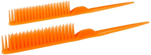 Vista 7 de CocoBlack Naturals Peine de estilo de 3 filas para desenredar, definir y separar rizos (negro)
