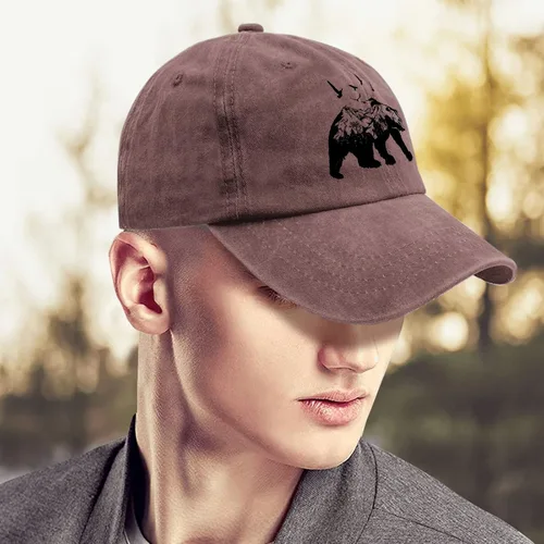 Vista 4 de devor Caps Bear Dad Hats for Women Funny Dad Hats Adjustable