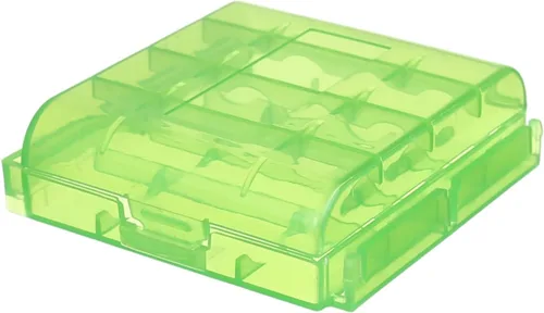 Vista 14 de Fielect Caja del sostenedor del caso del almacenamiento de la batería AA/AAA, color azul, 1pcs