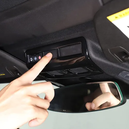 Vista 5 de Daeiclru Cubierta de luz de lectura superior para automóvil, compatible con Chevrolet Corvette C8 2020-2023, accesorios de cubierta de lámpara