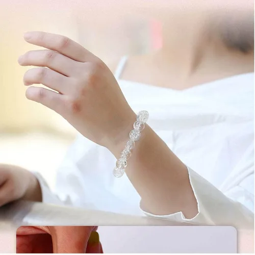 Vista 7 de Generic Cordón elástico para cuentas, 0.039 in, rosa, para pulseras y collares, fabricación de joyas de bricolaje