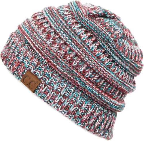 Vista 66 de C.C Trendy Warm Chunky Soft Stretch Cable Knit Beanie