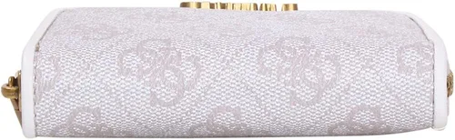 Vista 4 de GUESS Izzy - Cartera pequeña con cremallera alrededor, logotipo de Dove, Logotipo de Dove