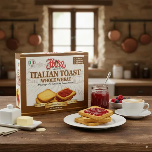 Vista 2 de Flora Foods Tostadas duras (trigo integral italiano) - 36 cout