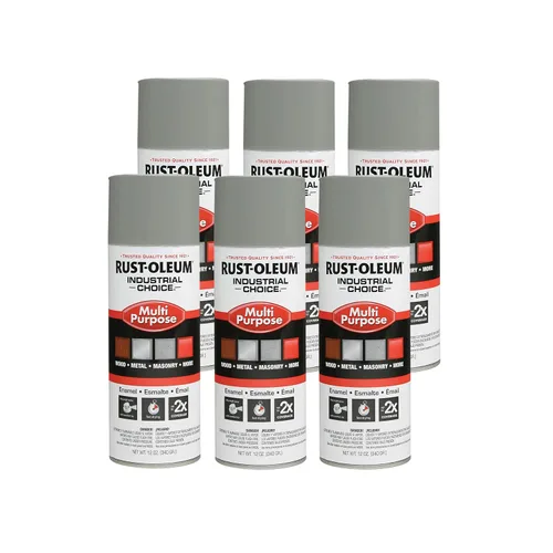 Vista 19 de Aerosol de esmalte Rust-Oleum para uso general; envase de 16 onzas líquidas; lata de aerosol, almendra, 6