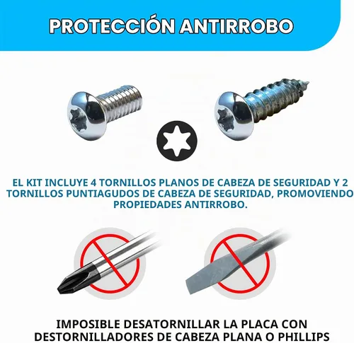 Vista 6 de Soporte de placa de parachoques delantero para Mazda 2000-2025, 2026, juego de soportes de placa con 6 tornillos únicos y kit de llave, kit