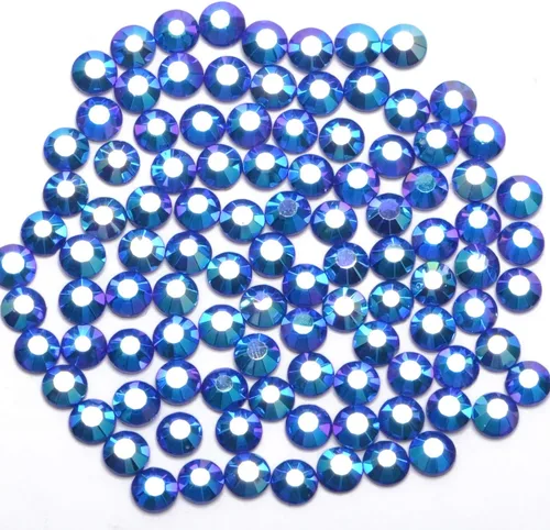 Vista 18 de 4500 unidades de diamantes de imitación de cristal de fijación en caliente con parte trasera plana HotFix gemas de cristal redondas de 0.079 Citrino
