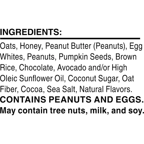 Vista 3 de RXBAR - Barras de mantequilla de nuez y avena con proteína, snacks de proteínas, mantequilla de maní y chocolate oscuro (6 cajas, 30 barras)