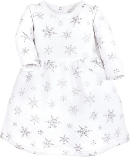 Vista 3 de Hudson Baby Vestido y leggings de algodón acolchados unisex para bebé