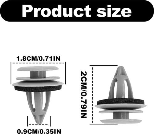 Vista 2 de 30 piezas de nylon gris puerta Trim Panel Retenedor Compatible con BMW 51418224781 51410407983 51430141025