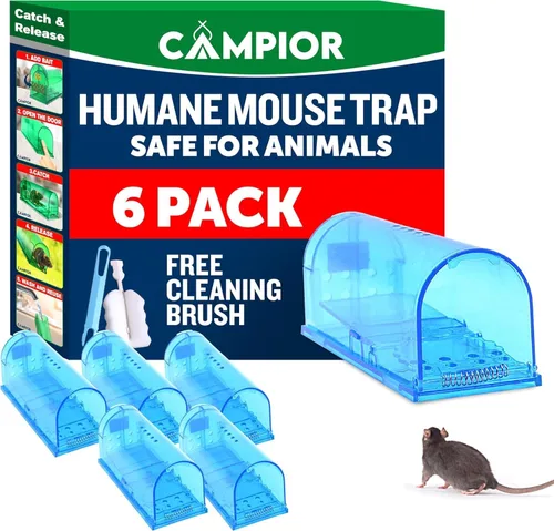 Vista 15 de Campior Trampa Humana para Ratones para Casa – Grande, Trampas para Ratones Sin Matar para Interiores para el Hogar, Trampa para Ratas y Ratones