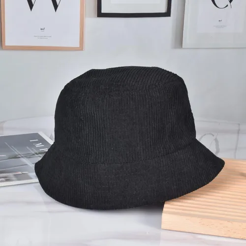 Vista 5 de Yonchic Sombreros de pescador plegables unisex de pana, de sarga de algodón de moda, sombrero de pesca para el sol, gorra de moda para evitar el sol